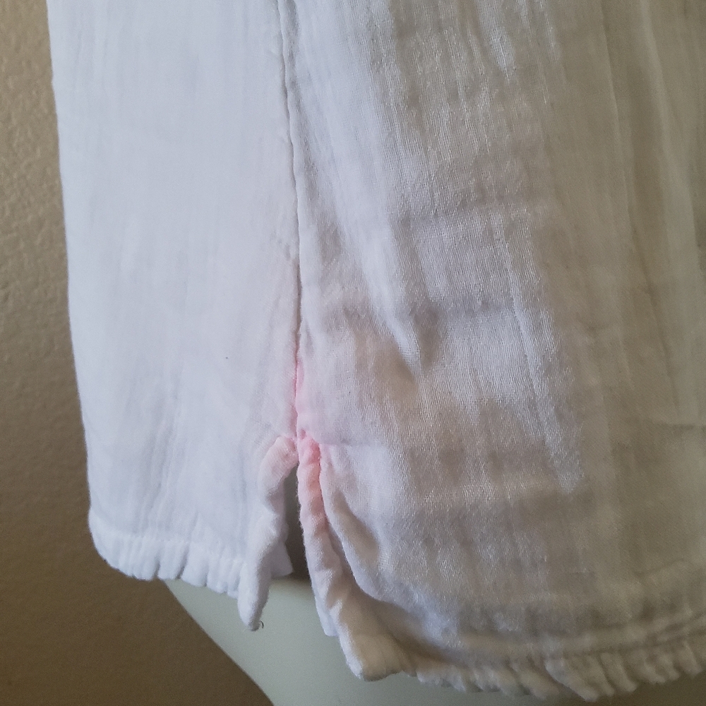 Lane Bryant white embroidered Classic Square-Neck Tank Top Size 16 - Picture 6 of 9